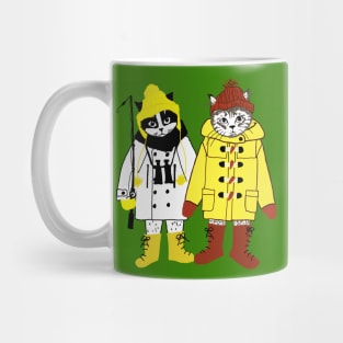 fishing cats Mug